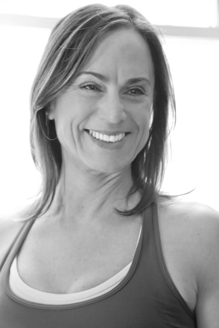 Clare Dunphy, classical Pilates teacher presenting a workshop at Pilates Fit Studio in Louisville